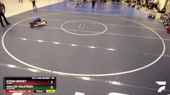 65 lbs Quarterfinal - Kyson DeSmet, Canby vs Waylon Walstrom, Brainerd