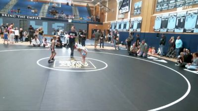 43-46 lbs Round 2 - Lennon Hardey, RWC - Roy Wrestling Club vs Braxton Grant, West Jordan Jaguars