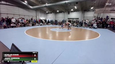 175 lbs Cons. Round 6 - Jason Harrison, Platte Valley vs Achilles Evans, Sand Creek