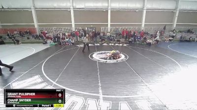 120 lbs Cons. Round 1 - Champ Snyder, Bonneville vs Grant Pulsipher, Spanish Fork