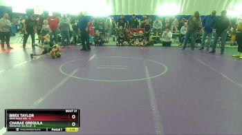 48 lbs Round 6 (8 Team) - Brex Taylor, Ohio Gold 10k vs Charae Gregula, Donahue WA Blue