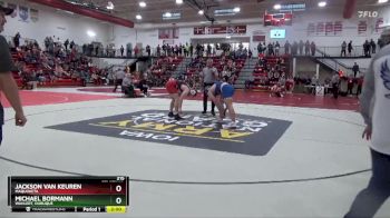 215 lbs Semifinal - Michael Bormann, Wahlert, Dubuque vs Jackson Van Keuren, Maquoketa