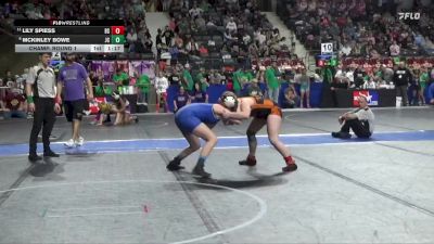 140 lbs Champ. Round 1 Lily Spiess, Bonner Springs vs McKinley Bowe, Jackson CO