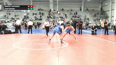 160 lbs Consi Of 4 - Bentley Gayheart, OH vs Kam Dotson, GA