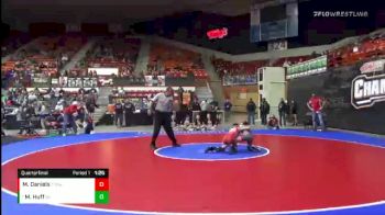 101 lbs Quarterfinal - M.J. Huff, Burlington vs Madison Daniels, Tonganoxie