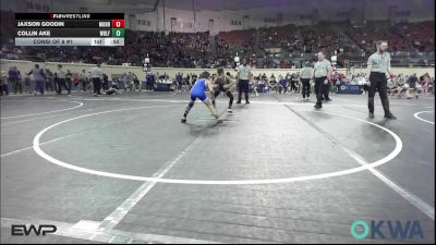 70 lbs Consi Of 8 #1 - Jaxson Goodin, Morrison Takedown Club vs Collin Ake, Wolfpak Wrestling
