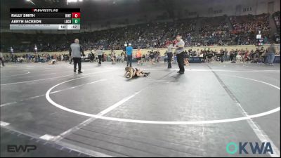 47 lbs 5th Place - Rally Smith, Hinton Takedown Club vs Aeryn Jackson, Locust Grove Youth Wrestling