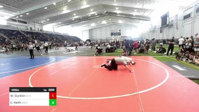 156 lbs Quarterfinal - Willie Dunklin, AZ Heat vs Caden Keith, Golden State WC