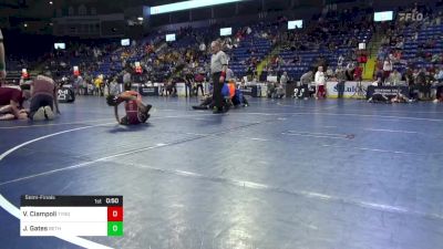 60 lbs Semifinal - Vincent Ciampoli, Tyrone vs Jackson Gates, Bethlehem
