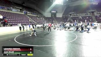 72-73 lbs Round 3 - Leonardo Freeman, Wrecking Crew Wrestling Club vs Gage Miller, Pueblo West Storm Wrestling