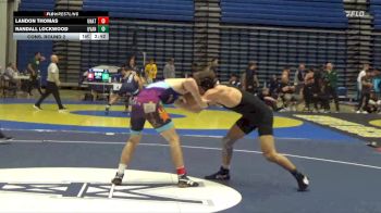149 lbs Cons. Round 2 - Randall Lockwood, Unattached-Vanguard vs Landon Thomas, Unattached
