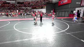 105 lbs Cons. Round 2 - Layla King, West Bend Wildcats vs Aubrey Lockman, Waterford Youth Wrestling Club