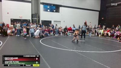 46 lbs Round 1 - Onyx Boland, Abbeville WC vs Sawyer Flynn, James Island Youth Wrestling C