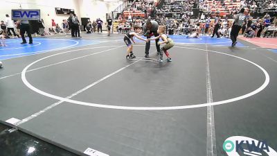 49 lbs Quarterfinal - Kanon Zappone, Barnsdall Youth Wrestling vs Chevy Welden, Raw Wrestling Club