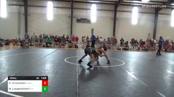 160 lbs Final - Danny Zmorowski, Shamrock WC Akron vs Mason Langeneckert, Ste Genenieve