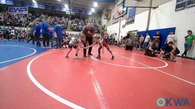 52 lbs Quarterfinal - Dylan Lockwood, Heat vs Bradley Shadwick, Berryhill Wrestling Club