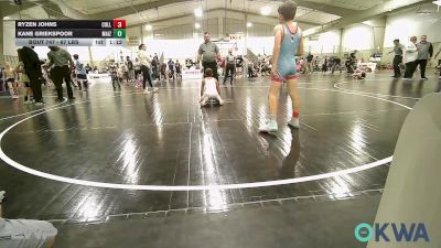 67 lbs Final - Ryzen Johns, Collinsville Cardinal Youth Wrestling vs Kane Griekspoor, Maize