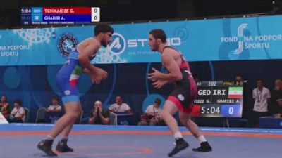 63 kg Final 3-5 - Giorgi Tchikaidze, Georgia vs Ali Gharibi, Iran
