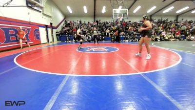 190 lbs Rr Rnd 2 - Elecktra Locust, Sallisaw Lady Black Diamonds vs Remington Moore, Broken Arrow Girls