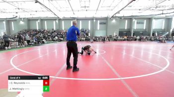 100 lbs Consi Of 4 - Clara Reynolds, New Milford vs Jazleene Mattingly, Cheney Tech*