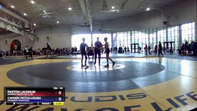 94 lbs Round 1 - Paxton Laughlin, Samurai Wrestling Club vs Cayden McCullough, Conquest Wrestling