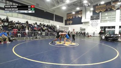 157 lbs Cons. Round 2 - Travis Alfaro, Bishop Amat vs William Bryant, Damien