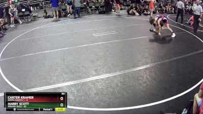 90 lbs Round 4 (6 Team) - Harry Scott, Indiana Gold vs Carter Kramer, North Dakota 1