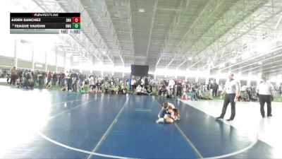 63 lbs Cons. Semi - Aiden Sanchez, Sanderson Wrestling Academy vs Teague Vaughn, Hawk Wrestling Club
