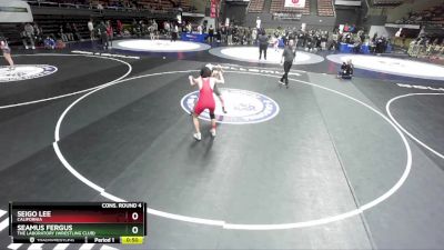 144 lbs Cons. Round 4 - Seamus Fergus, The Laboratory (Wrestling Club) vs Seigo Lee, California