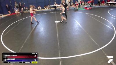 106 lbs Cons. Round 2 - Philip Streff, NE vs Alvin Vang, MN