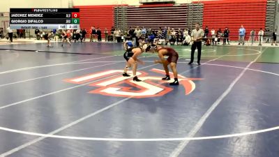149 lbs Cons. Semi - Jaeckez Mendez, Alvernia University vs Giorgio Difalco, Johns Hopkins