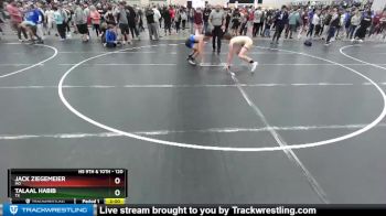 120 lbs Champ. Round 1 - Jack Ziegemeier, MO vs Talaal Habib, TX