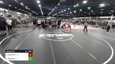 190 lbs Round Of 16 - Jaxon Hamilton, Stampede WC vs Sean Magtoto, Top Gun WC