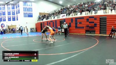 120 lbs Cons. Round 6 - Madison Johns, North Stafford vs Zoe Rodriguez, Westfield