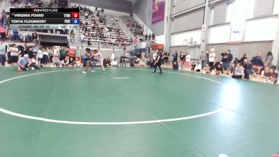 57 kg Champ. Rd Of 16 - Virginia Foard, Team Tornado Wrestling Club vs Tonya Flournory, Pembroke RTC