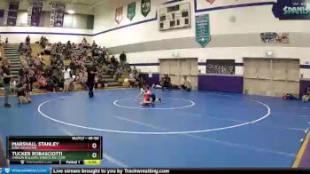 46-50 lbs Semifinal - Tucker Robasciotti, Carson Bulldog Wrestling Club vs Marshall Stanley, Ruby Mountain