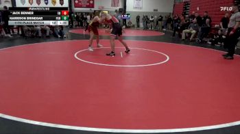175 lbs 11th Place Match - Harrison Brinegar, PCM, Monroe vs Jack Benner, Fort Madison