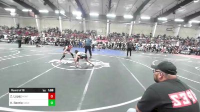 116 lbs Round Of 16 - Zariah Lopez, Montrose Elite vs Khloe Barela, Hawks Athletic Club