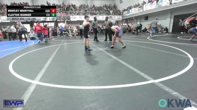 110 lbs Round Of 16 - Bentley Berryhill, Glenpool Warriors vs Clayton Warner, Sallisaw Takedown Club