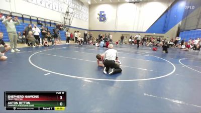 85 lbs 3rd Place Match - Shepherd Hawkins, Team Prestige vs Axton Bitton, Charger Wrestling Club