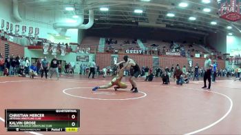 190 lbs Quarterfinal - Christian Mercer, Artesian Wrestling Club vs Kalvin Grose, Maurer Coughlin Wrestling Club