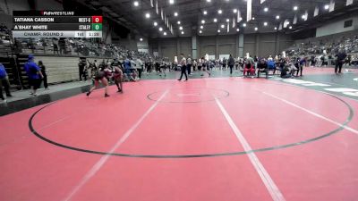 115 lbs Champ. Round 2 - Tatiana Casson, Omaha Westside vs A`shay White, Staley