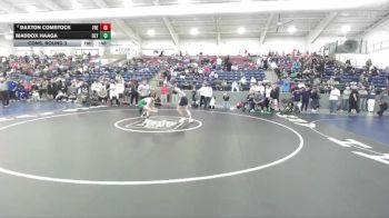 132 lbs Cons. Round 3 - Daxton Comstock, Fremont vs Maddox Haaga, Olympus
