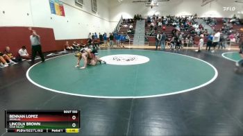 175 lbs Cons. Round 3 - Lincoln Brown, Star Valley vs Bennan Lopez, Douglas
