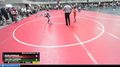 75 lbs Cons. Round 2 - Jevin Spindler, Stratford Youth Wrestling vs Colton Clemens, Lodi Youth Wrestling