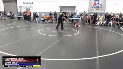 67 lbs Cons. Round 3 - Haley Marie Jones, Baranof Bruins Wrestling Club vs Claire Dolan, Rogue Wrestling Club