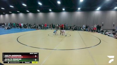 61-66 lbs Round 3 - Jaelyn Anderson, Nebraska Wrestling Academy vs Jocelyn Reinecke, Best Trained Wrestling