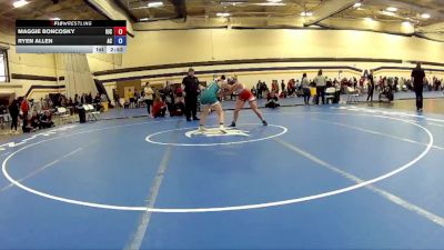 138 lbs 3rd Place Match - Ryen Allen, Alma Collage vs Maggie Boncosky, Indiana University Club