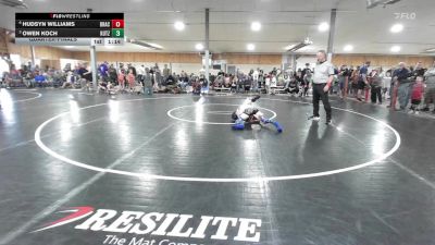 90 lbs Quarterfinal - Hudsyn Williams, Brackney vs Owen Koch, Kutztown