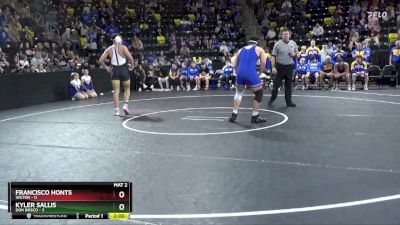 215 lbs Semis - Francisco Honts, Wilton vs Kyler Sallis, Don Bosco